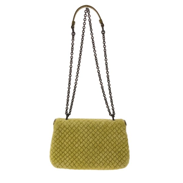 37903741 3 Bottega Veneta Baby Olympia Quilted Shoulder Bag Leather Green