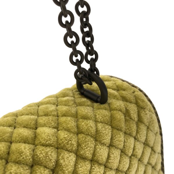 37903741 9 Bottega Veneta Baby Olympia Quilted Shoulder Bag Leather Green