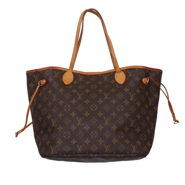 37904 1 Louis Vuitton Neverfull MM Tote Bag Monogram Brown