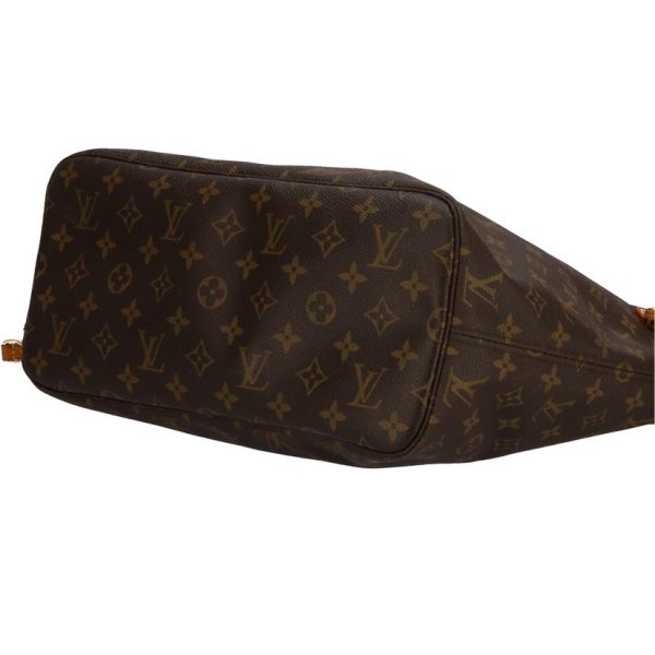 37904 2 Louis Vuitton Neverfull MM Tote Bag Monogram Brown