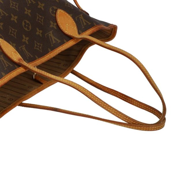 37904 3 Louis Vuitton Neverfull MM Tote Bag Monogram Brown