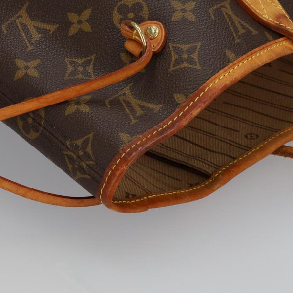 37904 5 Louis Vuitton Neverfull MM Tote Bag Monogram Brown