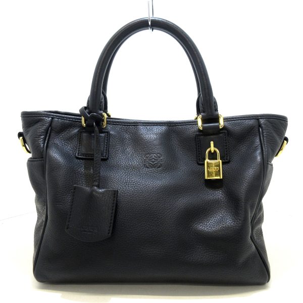 37904957 1 Loewe Ame Tote Bag Leather Black