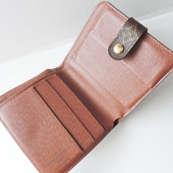 37905431 3 Louis Vuitton Compact Zip Monogram Canvas Bifold Wallet Brown