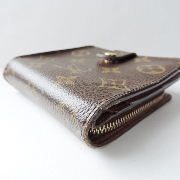 37905431 7 Louis Vuitton Compact Zip Monogram Canvas Bifold Wallet Brown