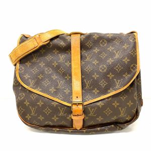 37905592 1 Louis Vuitton LockMe Monogram Shoulder Bag Leather Black