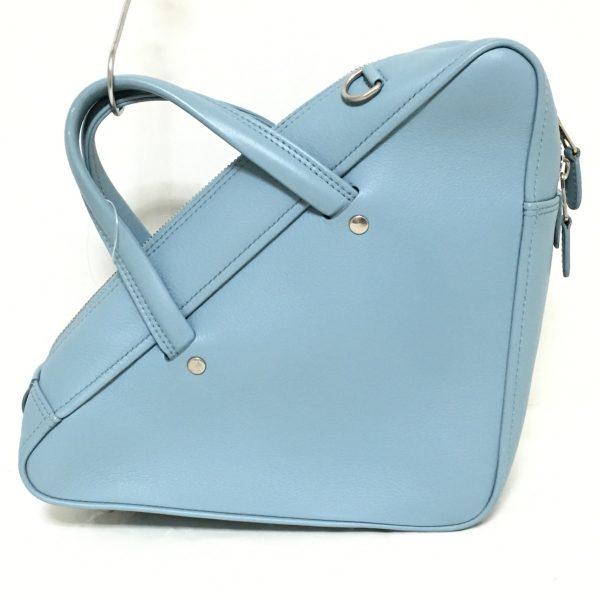 37906197 3 Balenciaga Triangle Duffle S Leather Handbag Blue