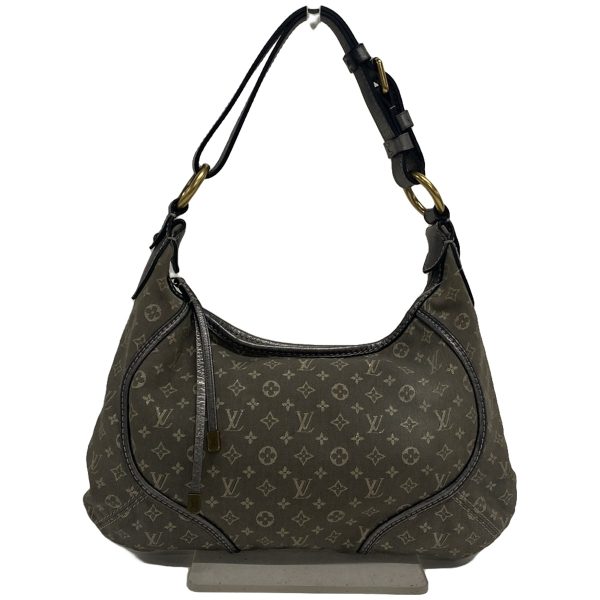 37907077 1 Louis Vuitton Manon PM Jacquard Leather Shoulder Bag Platine