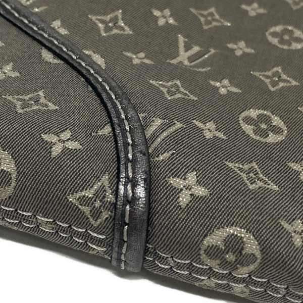 37907077 10 Louis Vuitton Manon PM Jacquard Leather Shoulder Bag Platine