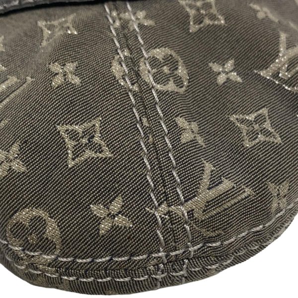 37907077 5 Louis Vuitton Manon PM Jacquard Leather Shoulder Bag Platine