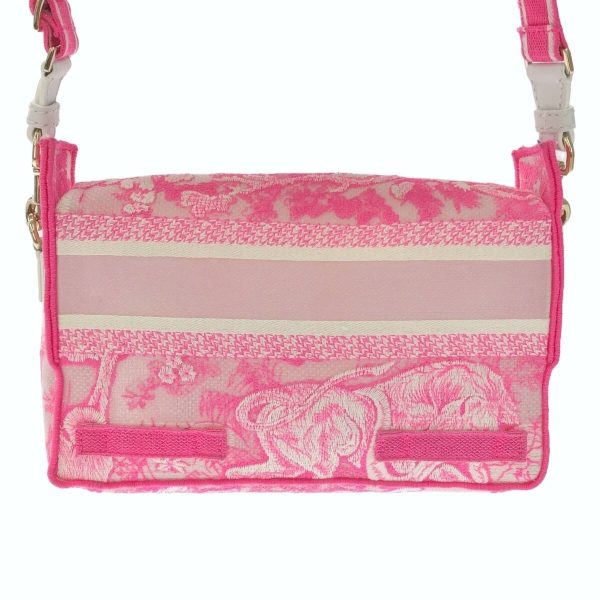 37907654 3 Dior Dior Camp Shoulder Bag Pink Ivory