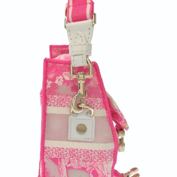 37907654 9 Dior Dior Camp Shoulder Bag Pink Ivory