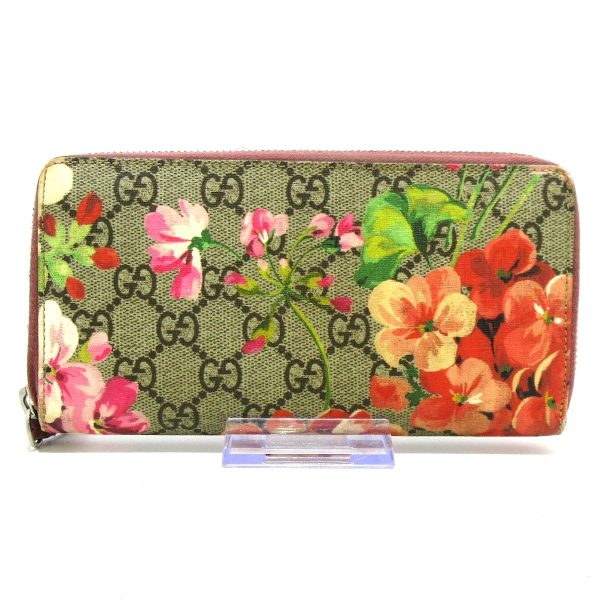 37907770 1 Gucci Gg Blooms Floral Pvc Wallet Beige