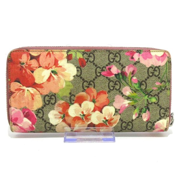 37907770 2 Gucci Gg Blooms Floral Pvc Wallet Beige