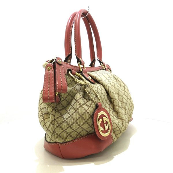 37907802 2 Gucci Diamante Sookie Jacquard Handbag Beige