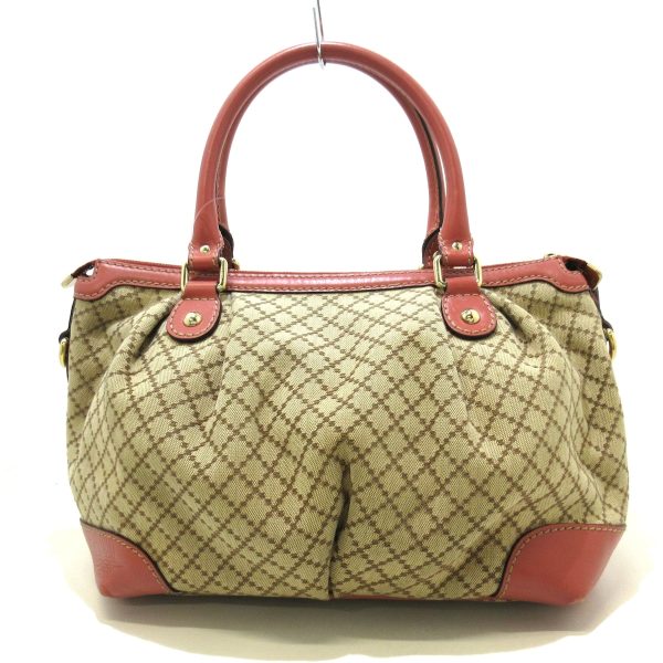 37907802 3 Gucci Diamante Sookie Jacquard Handbag Beige