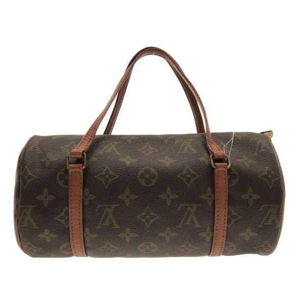 37907896 3 Louis Vuitton Vintage Papillon Monogram Canvas Handbag Brown