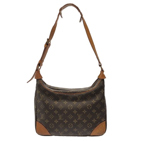 37907898 1 Louis Vuitton Boulogne Monogram Canvas Shoulder Bag Brown