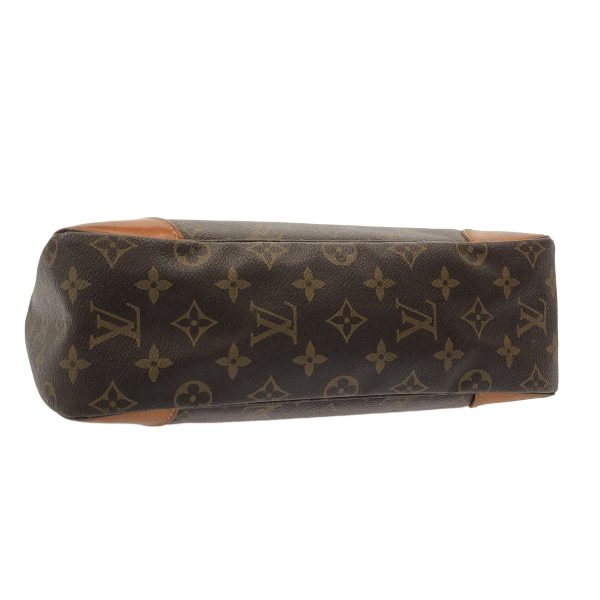 37907898 4 Louis Vuitton Boulogne Monogram Canvas Shoulder Bag Brown