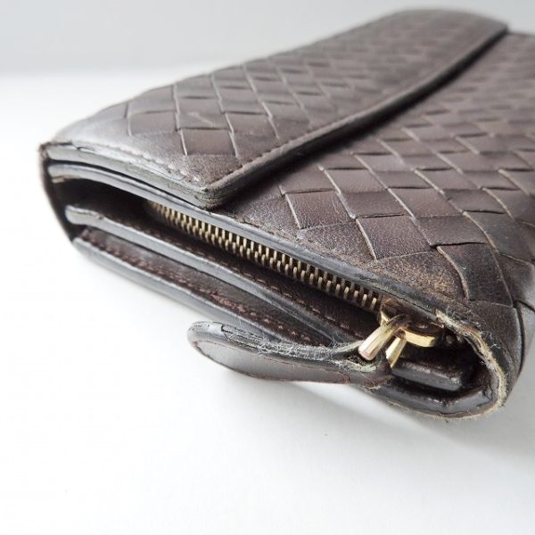 37907969 8 Bottega Veneta Intrecciato Long Wallet Leather Brown