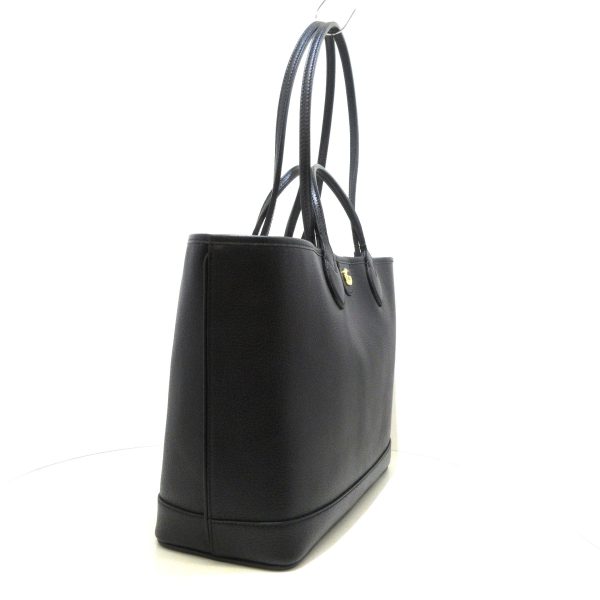 37908919 2 Gucci Double G Leather Tote Bag Black