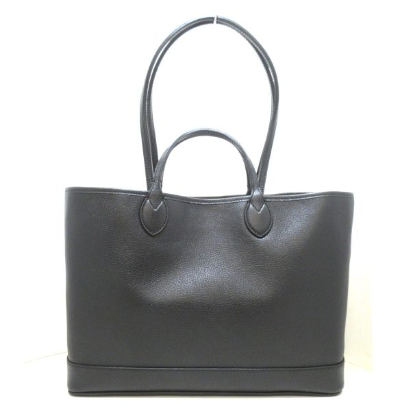 37908919 3 Gucci Double G Leather Tote Bag Black