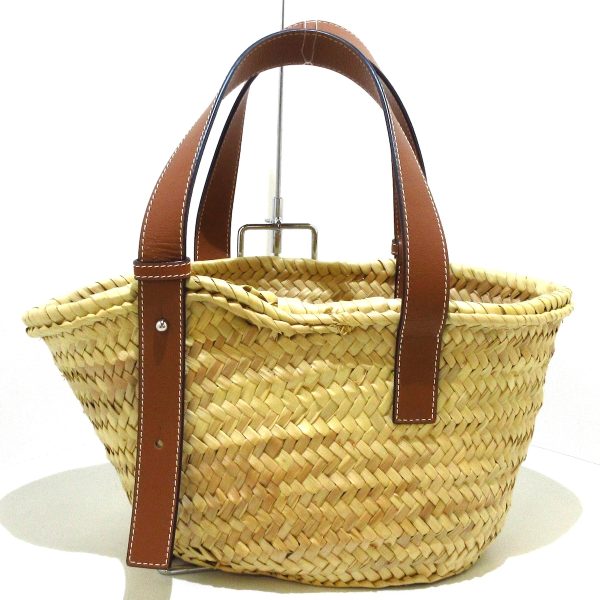 37909018 3 Loewe Basket Tote Bag Palm Leaf Leather Beige