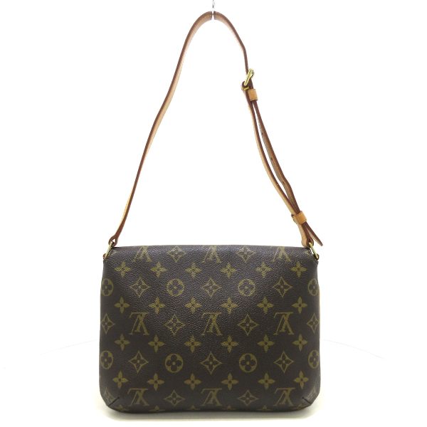 37910831 3 Louis Vuitton Musette Tango Monogram Canvas Shoulder Bag Brown