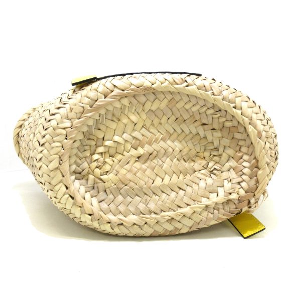 37911141 4 Loewe Basket Tote Bag Palm Leaf Calfskin Beige