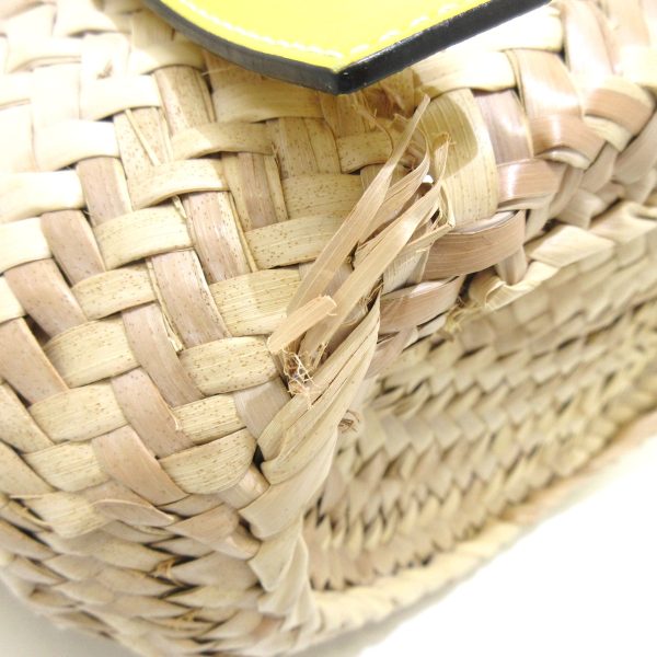 37911141 5 Loewe Basket Tote Bag Palm Leaf Calfskin Beige