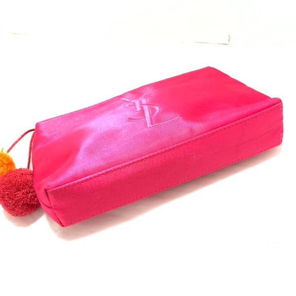 37911768 3 Yves Saint Laurent Satin Pouch Pink