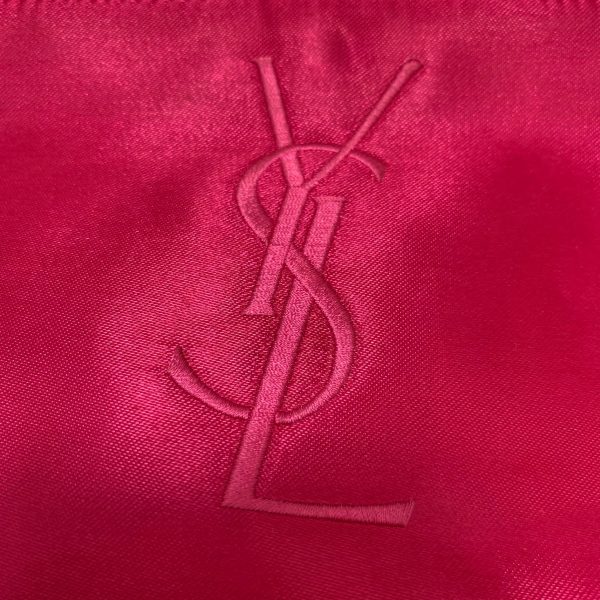 37911768 5 Yves Saint Laurent Satin Pouch Pink