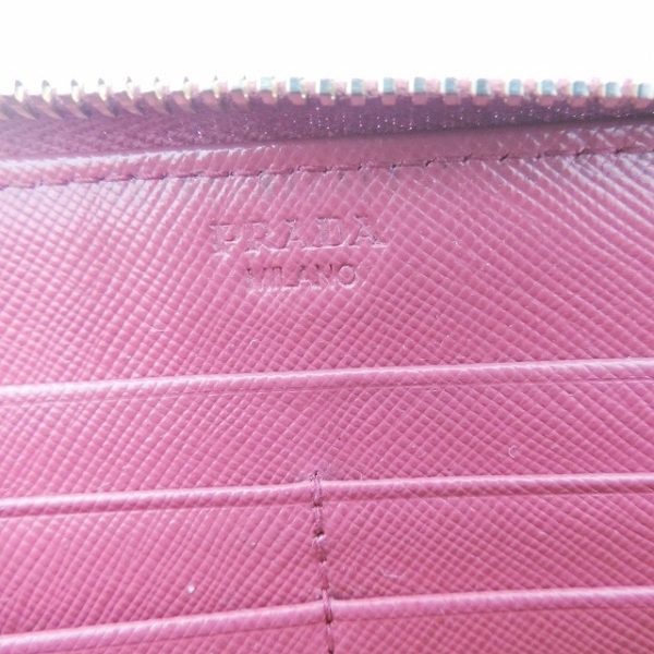 37911815 5 Prada Long Wallet Leather Black Pink