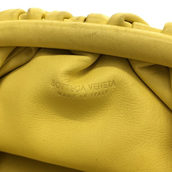 37911826 7 Bottega Veneta Mini The Pouch Shoulder Bag Leather Yellow