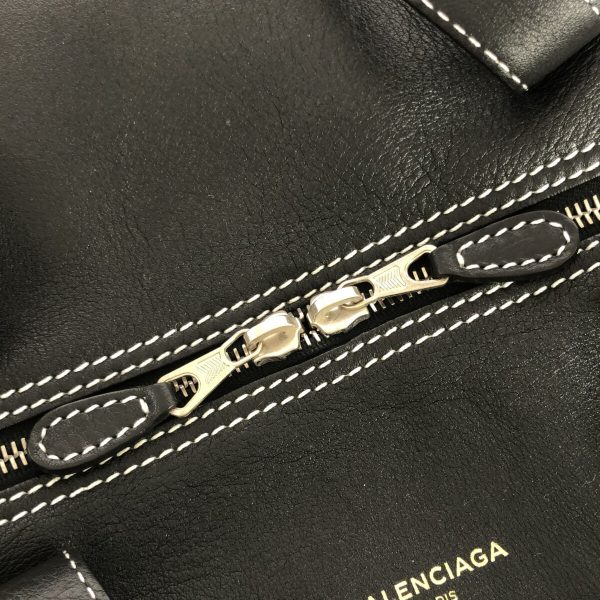 37911889 10 Balenciaga Air Hobo Leather Boston Bag Black