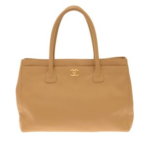 37912250 1 Celine Macadam Leather Tote Bag Brown Camel