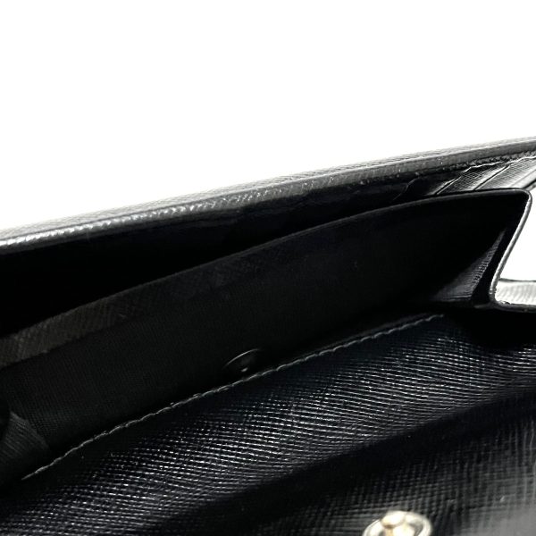 37912953 4 Prada Trifold Wallet Leather Black