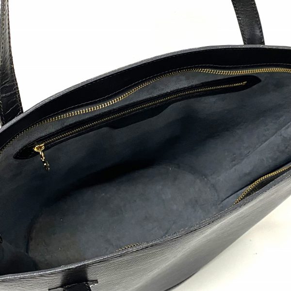 37913530 7 Louis Vuitton Saint Jacques Leather Shoulder Bag Noir