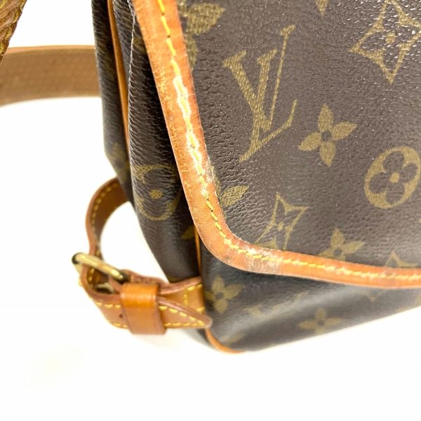 37914400 12 Louis Vuitton Saumur Monogram Canvas Shoulder Bag Brown