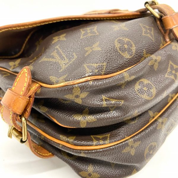 37914400 5 Louis Vuitton Saumur Monogram Canvas Shoulder Bag Brown