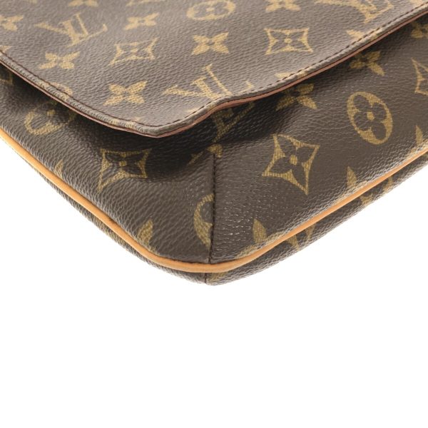 37914507 5 Louis Vuitton Musette Tango Monogram Canvas Shoulder Bag Brown