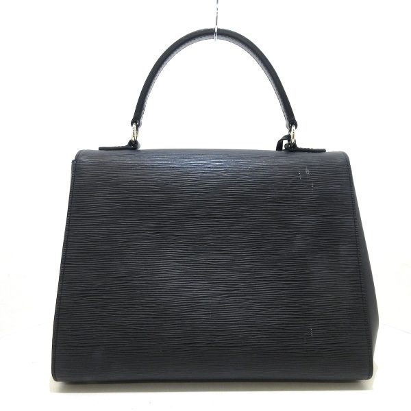 37915186 3 Louis Vuitton Cluny Epi Cowhide Leather Handbag Noir