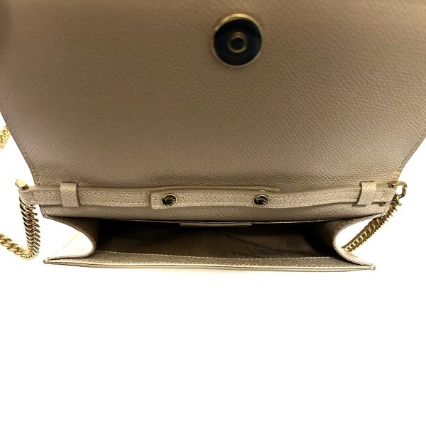 37915848 7 Salvatore Ferragamo Genie Chain Shoulder Bag Beige