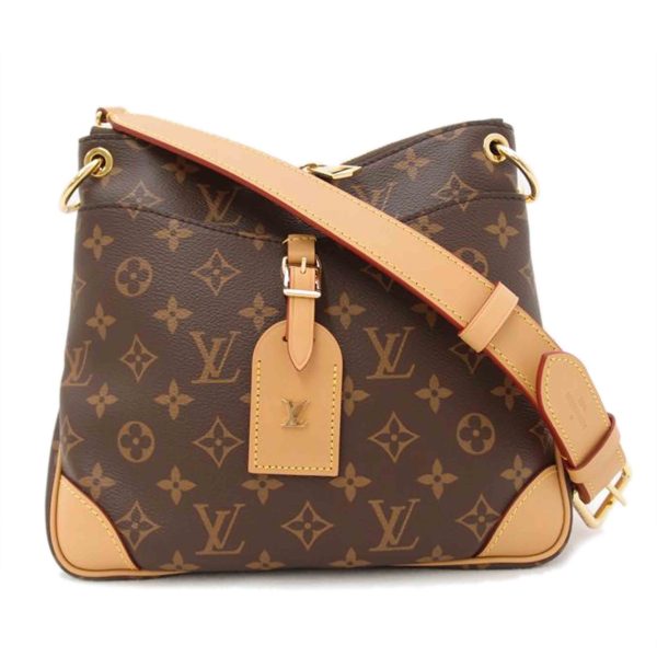 37916 1 Louis Vuitton Odeon NM PM Monogram Bag Brown