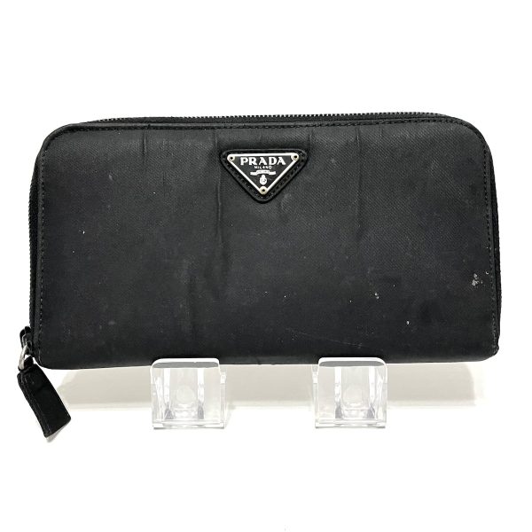 37916004 1 Prada Long Wallet Nylon Black