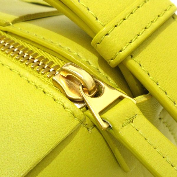 37916584 10 Bottega Veneta Brick Cassette Shoulder Bag Leather Yellow