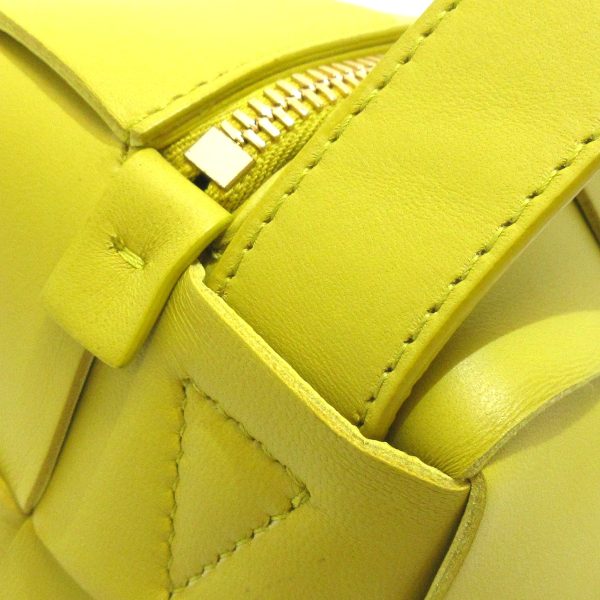 37916584 9 Bottega Veneta Brick Cassette Shoulder Bag Leather Yellow