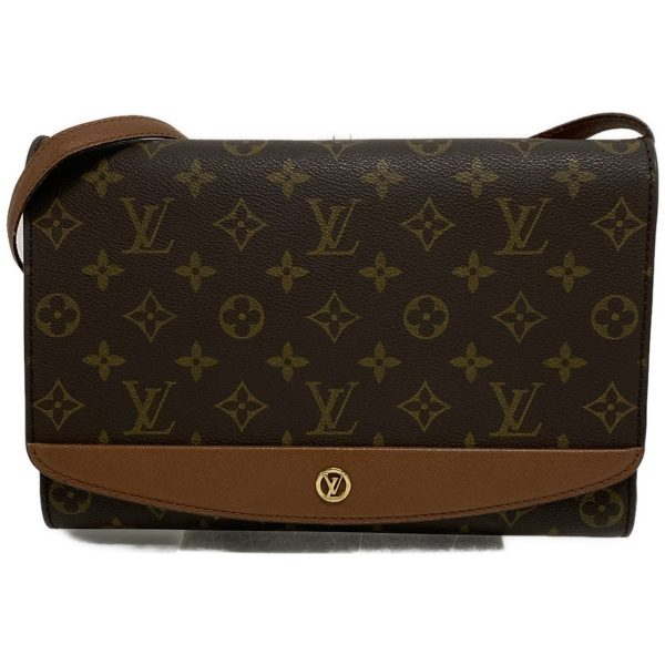 37916851 1 Louis Vuitton Bordeaux Monogram Canvas Shoulder Bag Brown