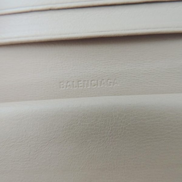 37916888 5 Balenciaga Leather Bifold Wallet Beige