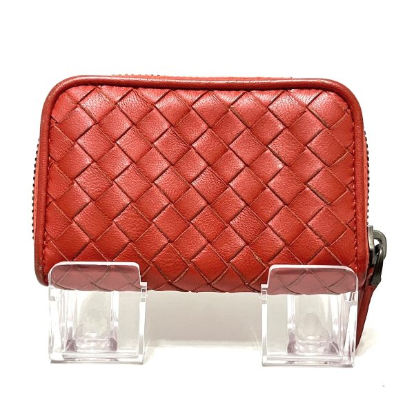 37916939 2 Bottega Veneta Intrecciato Coin Case Leather Red